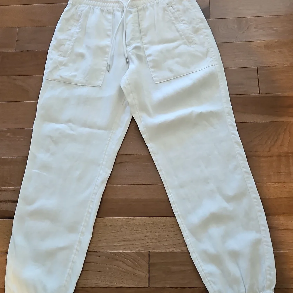 Nwot Athleta Linnen White Joggers